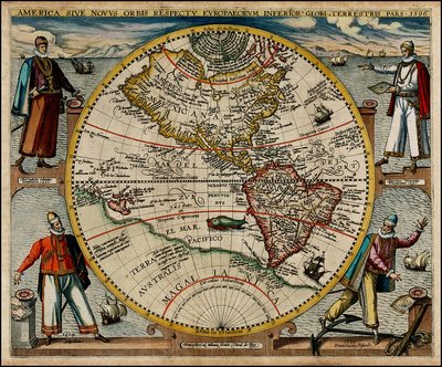 Grandes viajes, lámina, nº 1639 — Theodor de Bry