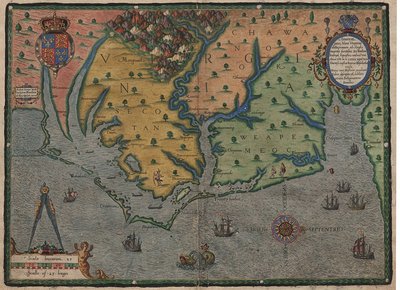 Grandes viajes, lámina, nº 1647 — Theodor de Bry