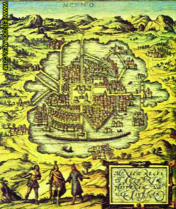 La Gran Ciudad de México y su Ensanche Colonial — Anónimo tlacuilo mexica