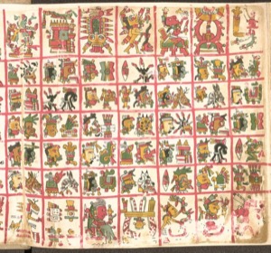Lámina — Códice Cospi — Tlacuilo anónimo, tradición mixteca-puebla (Códice Cospi)