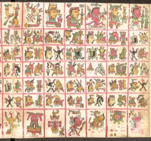 Lámina — Códice Cospi — Tlacuilo anónimo, tradición mixteca-puebla (Códice Cospi)