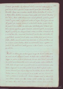 Página de un manuscrito antiguo con texto escrito a mano