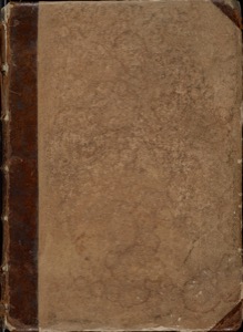 Portada de libro antiguo con encuadernación de cuero — Anónimo (encuadernación histórica)