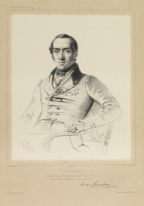 Retrato de un caballero con uniforme militar y condecoraciones — Anónimo