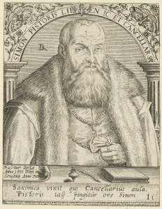 Retrato de Simon Pistoris, Canciller del Emperador