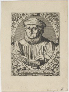 Retrato de Johannes Aventinus, historiador bávaro