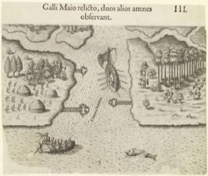 Esta imagen, parte de una obra europea de finales del siglo — Anónimo (grabado renacentista)