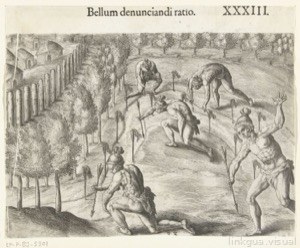 Esta imagen, titulada 'Bellum denuntiandi ratio