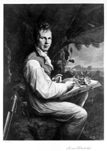 Este grabado, titulado 'a van Humboldt', retrata a — Anónimo (grabado europeo)