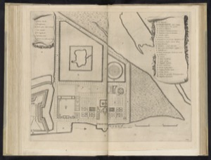 Plano de una fortaleza y sus alrededores — Anónimo (cartografía colonial)