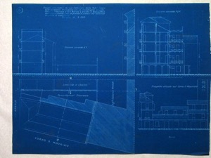 Plano Arquitectónico Detallado de Edificio — Anónimo (grabado europeo)