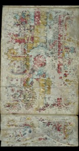 Página de un códice prehispánico mesoamericano — Anónimo tlacuilo, tradición mixteca