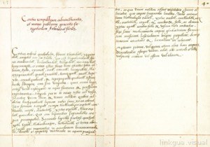 Páginas de un antiguo manuscrito con texto caligráfico en latín