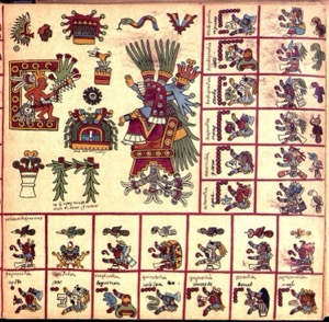Con una figura central prominente — Anónimo mesoamericano