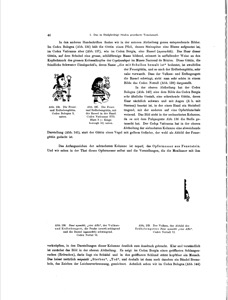 Dos ilustraciones en blanco y negro de figuras de códices — Tlacuilo anónimo, tradición mixteca-puebla (Códice Borgia)