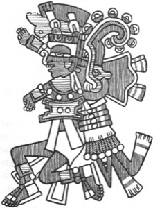 Danza y ritual mexica — Tlacuilo anónimo, tradición mixteca-puebla (Códice Borgia)