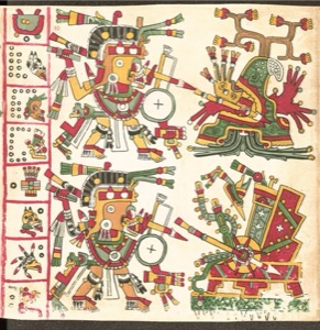 Co dice cospi 300dpi — Tlacuilo anónimo, tradición mixteca-puebla (Códice Cospi)