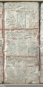 Con glifos y registro calendárico — Anónimo maya