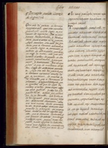 Página de un manuscrito antiguo — Bernardino de Sahagún