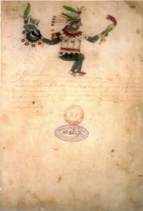 Danza y ritual mexica en códice antiguo — Anónimo tlacuilo (Códice Ixtlilxóchitl)