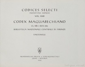 Página de título de una edición facsímil del Codex Magliabechiano