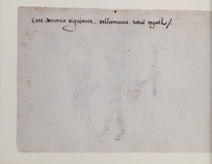 Página de un códice o manuscrito antiguo con texto manuscrito — Anónimo tlacuilo (Códice Magliabecchiano)