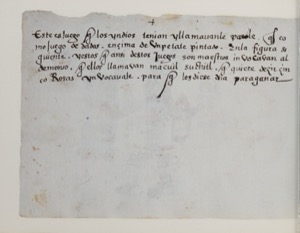 Página de un antiguo códice o manuscrito con texto manuscrito — Anónimo tlacuilo (Códice Magliabecchiano)
