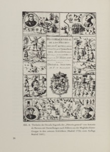 Portada ilustrada de "Historia General del Perú" — Anónimo tlacuilo (Códice Magliabecchiano)