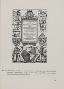 Página de título de un libro del siglo XVII — Anónimo tlacuilo (Códice Magliabecchiano)