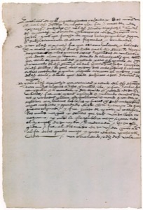 Documento manuscrito antiguo con texto en español — Anónimo tlacuilo mexica (Códice Mendoza)