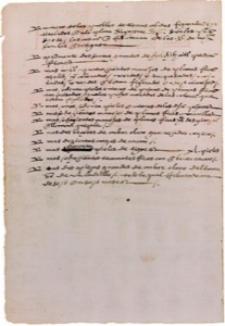 Página de un antiguo manuscrito — Anónimo tlacuilo mexica (Códice Mendoza)