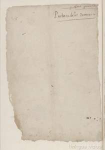 Página de manuscrito antigua y deteriorada