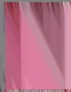 Composición abstracta dominada por tonos rosados y rojizos — Tlacuilo anónimo, tradición mixteca