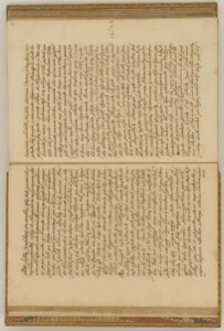 Páginas abiertas de un manuscrito antiguo — Anónimo novohispano