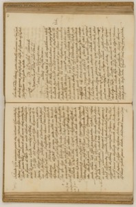 Manuscrito antiguo abierto — Anónimo novohispano