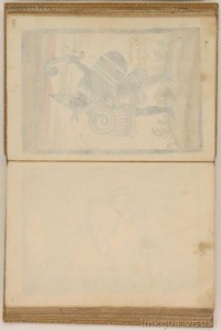 Página de un códice o manuscrito antiguo — Anónimo novohispano
