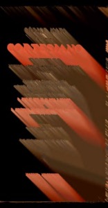 Una composición abstracta dominada por un fondo negro profundo — Anónimo maya
