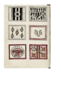 Página de códice con seis paneles cuadrados que presentan — Anónimo tlacuilo mexica (Códice Tudela)