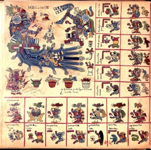 Códice Borbonico — 300Dpi, nº 5 — Anónimo tlacuilo mexica (Códice Borbónico)
