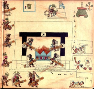 Códice Borbonico, — Lámina, nº 32 — Anónimo tlacuilo mexica (Códice Borbónico)