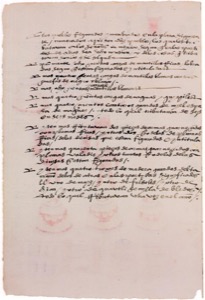 Página manuscrita con densa caligrafía en español antiguo — Anónimo tlacuilo mexica (Códice Mendoza)