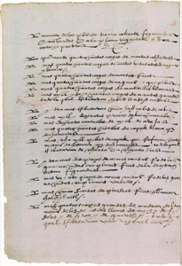 Página de un antiguo manuscrito o libro de cuentas — Anónimo tlacuilo mexica (Códice Mendoza)