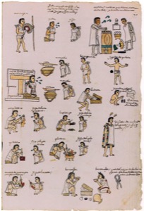Páginas del Códice Borbónico: Vida y Rituales Mexicas — Anónimo tlacuilo mexica (Códice Borbónico)