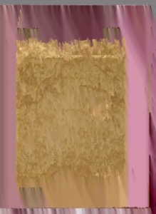 Detalle Texturizado Dorado y Rosa — Tlacuilo anónimo, tradición mixteca