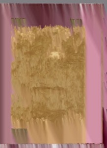 Una imagen abstracta y altamente degradada