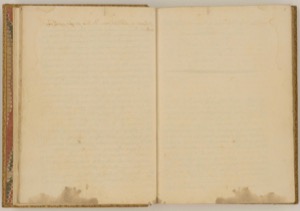 Páginas abiertas de un antiguo manuscrito o códice — Anónimo novohispano (Códice Ramírez)