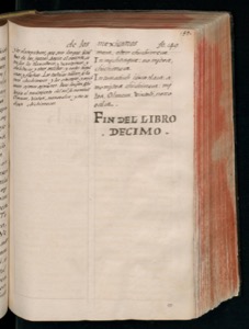 Páginas finales de un libro antiguo — Bernardino de Sahagún
