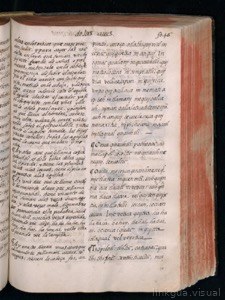 Un libro antiguo abierto