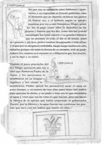 Página de un manuscrito colonial con texto en español