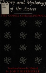 Portada de 'historia y mitología de los aztecas — Anónimo